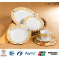 20pcs rodada de porcelana jantar conjuntos na China